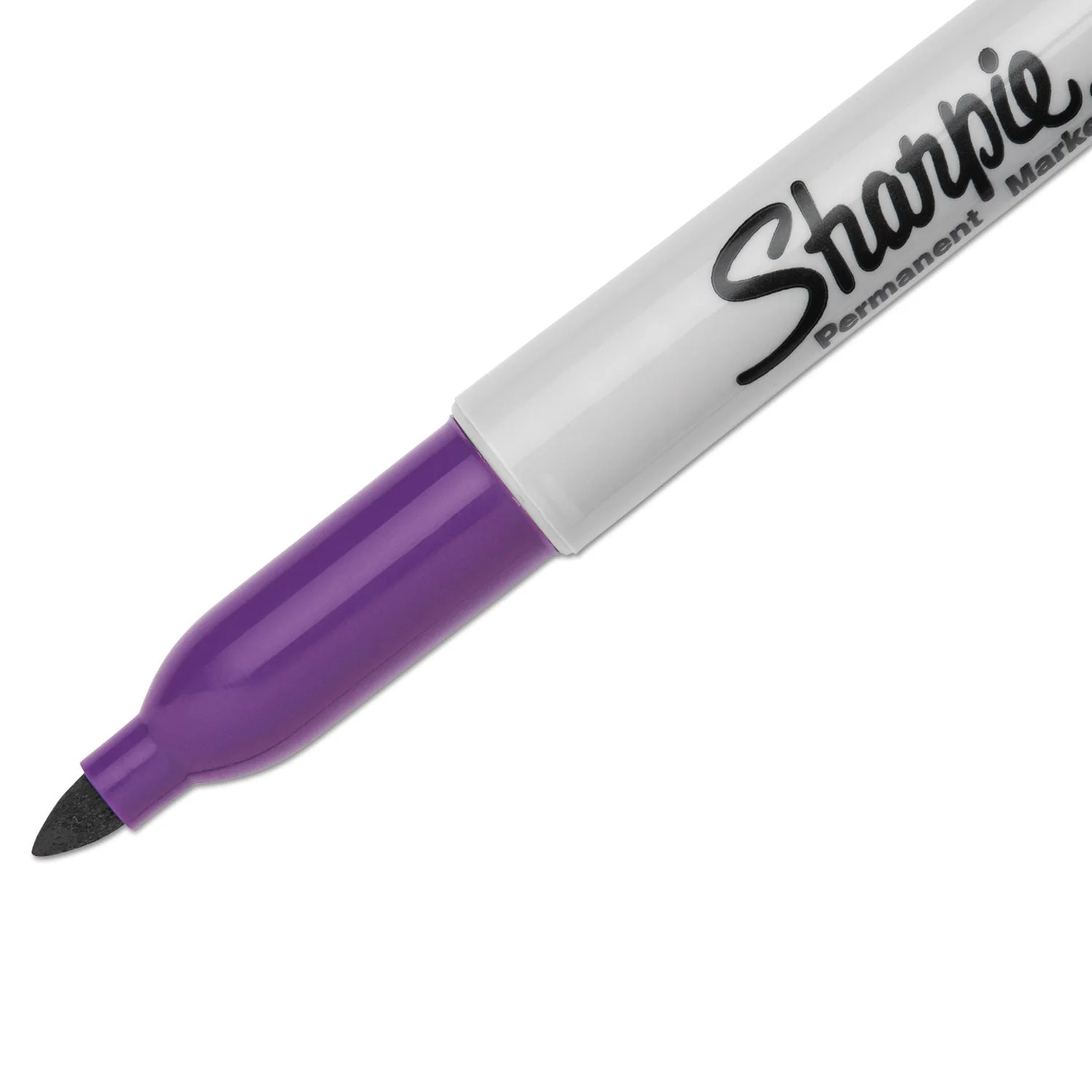 Sharpie Fine Tip Permanent Marker, Fine Bullet Tip, Purple, Dozen - Image 4