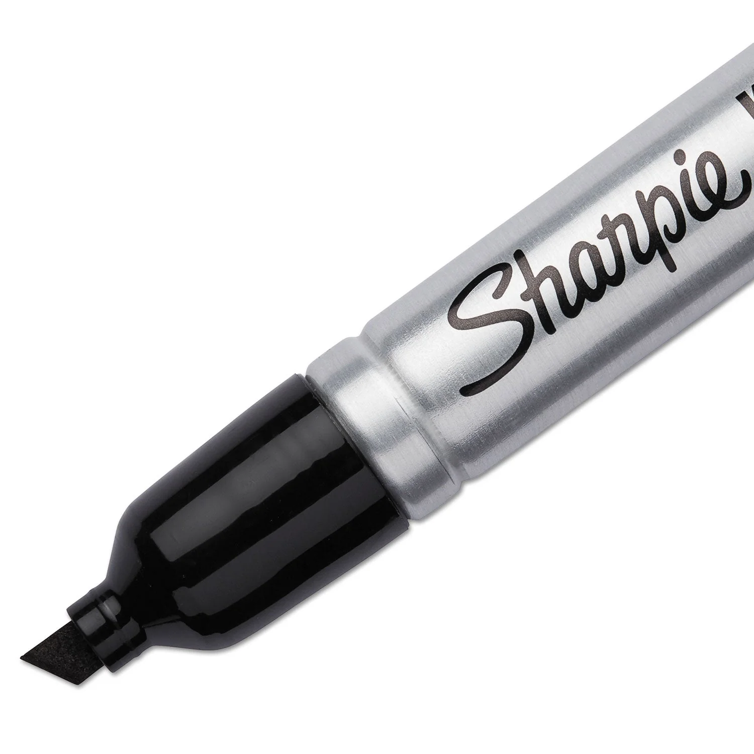 Sharpie King Size Permanent Marker Broad Chisel Tip - Dozen Count (Black) - Image 4