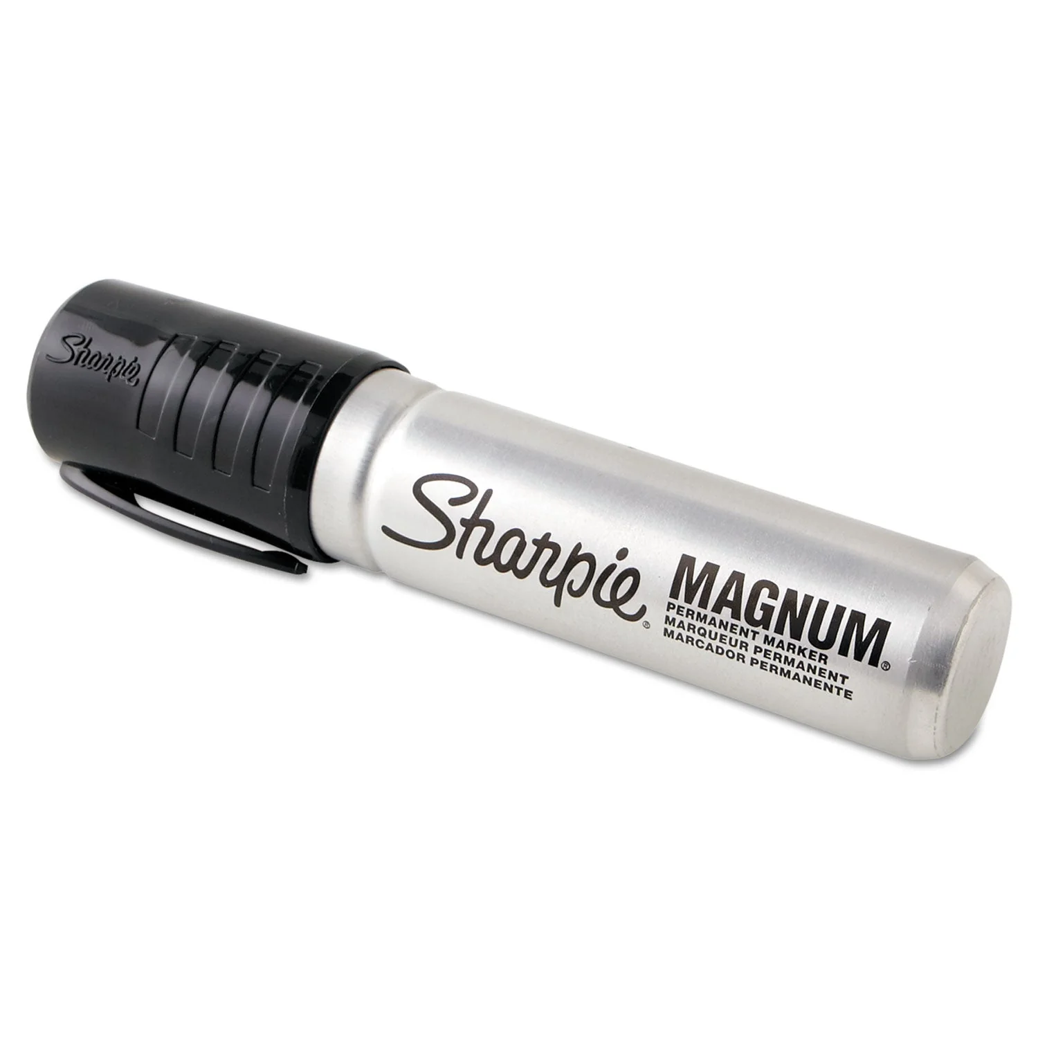 Sharpie Magnum Permanent Marker, Broad Chisel Tip, Black, Dozen - Image 2