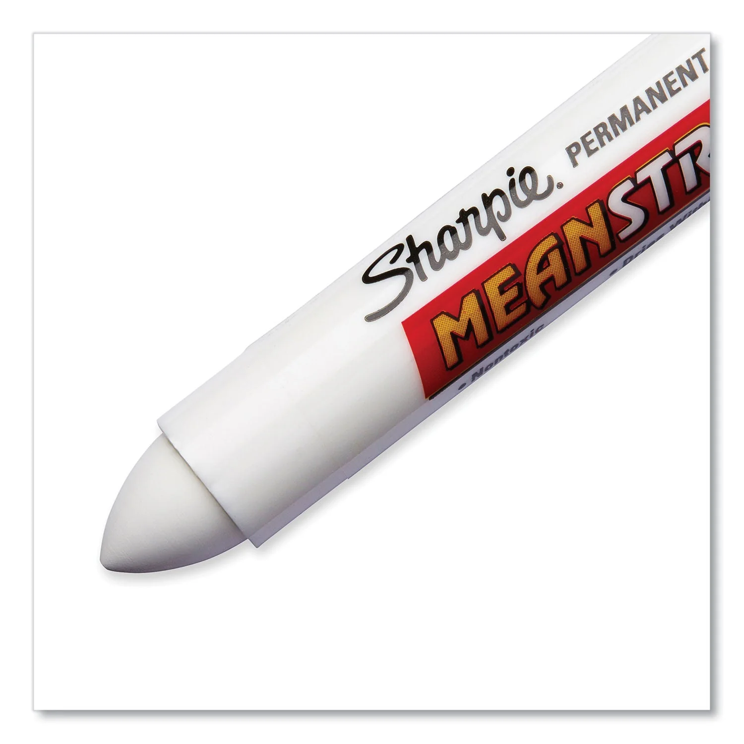Sharpie Mean Streak Marking Stick, Broad Bullet Tip, White - Image 3