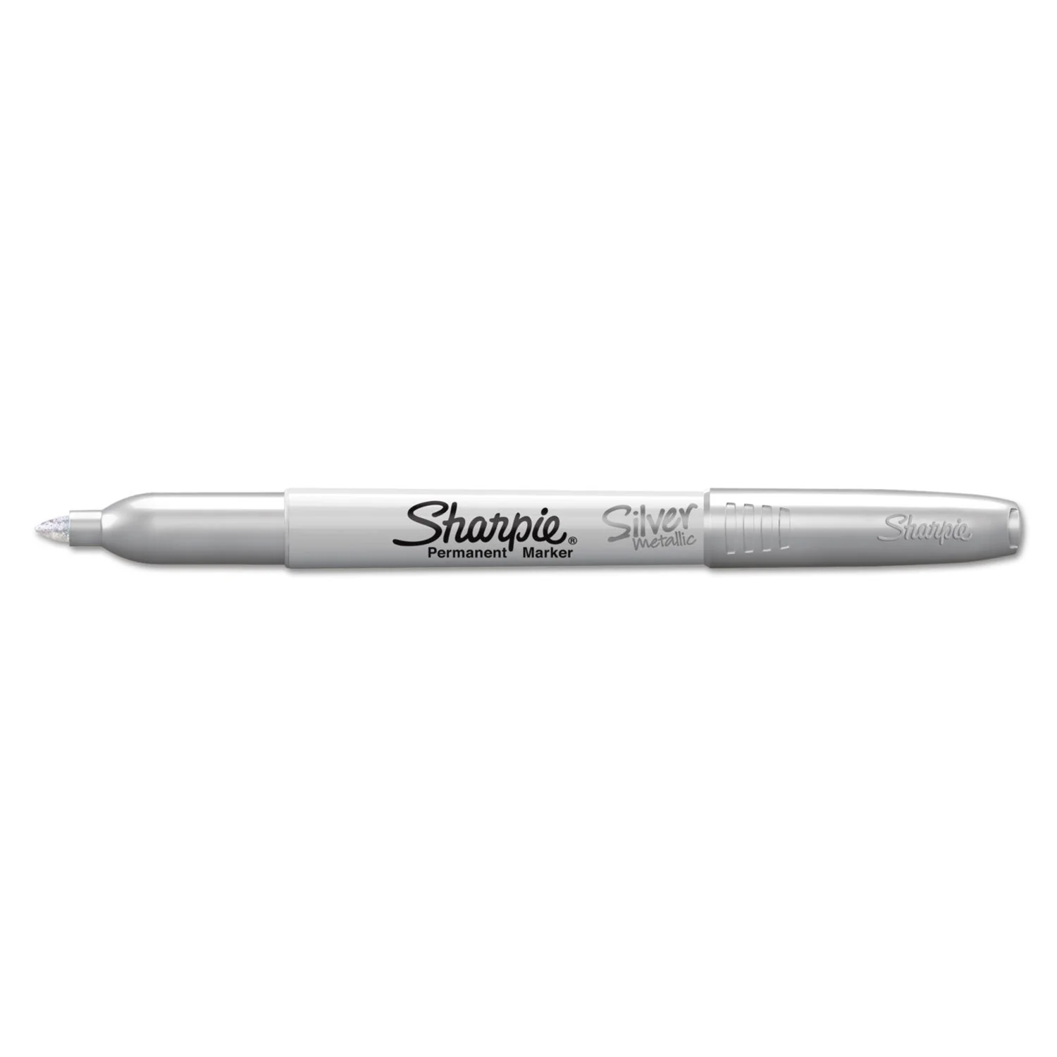 Sharpie Metallic Fine Point Permanent Marker Value Pack, Fine Bullet Tip, Metallic Silver, 36/Pack - Image 3