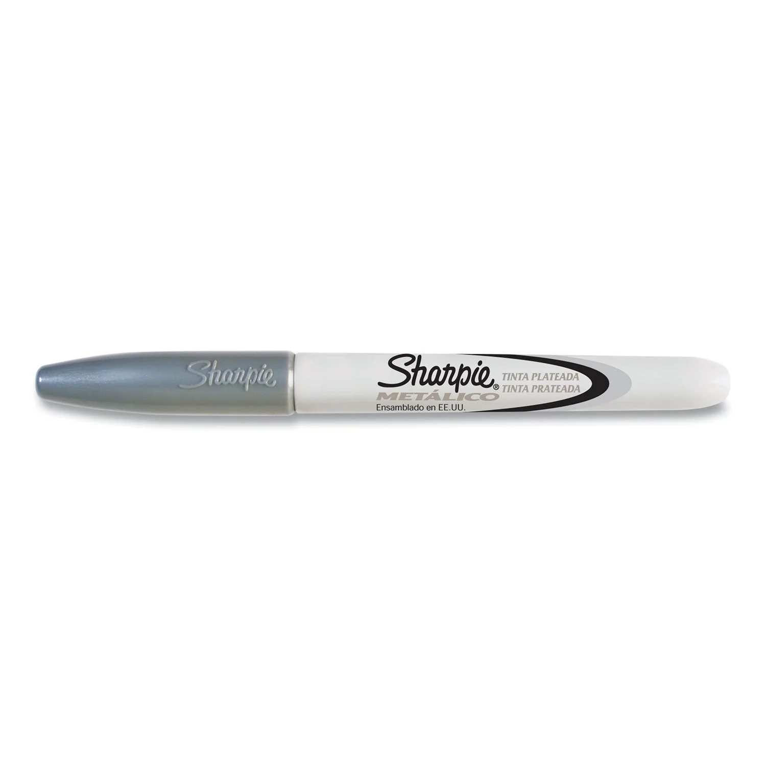 Sharpie Metallic Fine Point Permanent Markers, Fine Bullet Tip, Metallic Silver, Dozen - Image 3