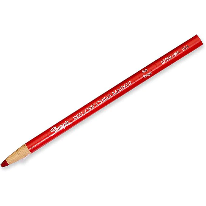 Sharpie Peel-Off China Markers - 12 Count (Black, Red, White, Yellow) - Image 8