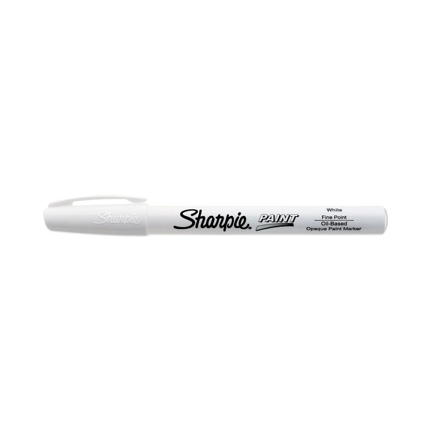 Sharpie Permanent Paint Marker, Fine Bullet Tip, White, Dozen - Image 3