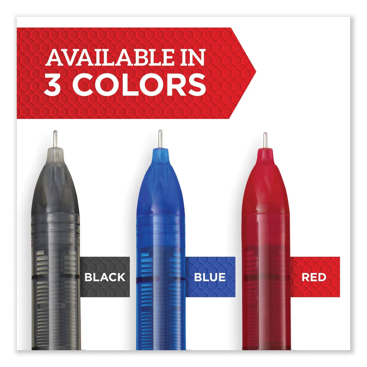 Sharpie Professional Design Roller Ball Pen, Stick, Medium 0.7 mm, Blue Ink, Black Barrel, Dozen - Image 4