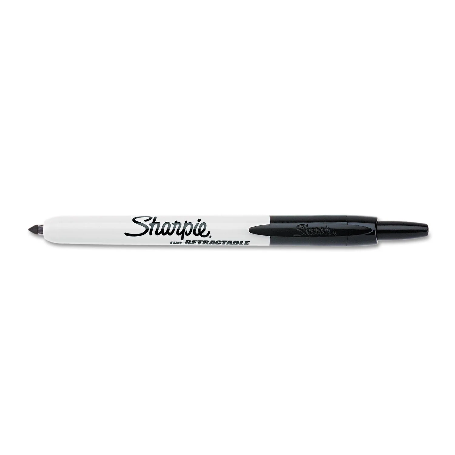 Sharpie Retractable Permanent Marker, Fine Bullet Tip, Black - Image 3