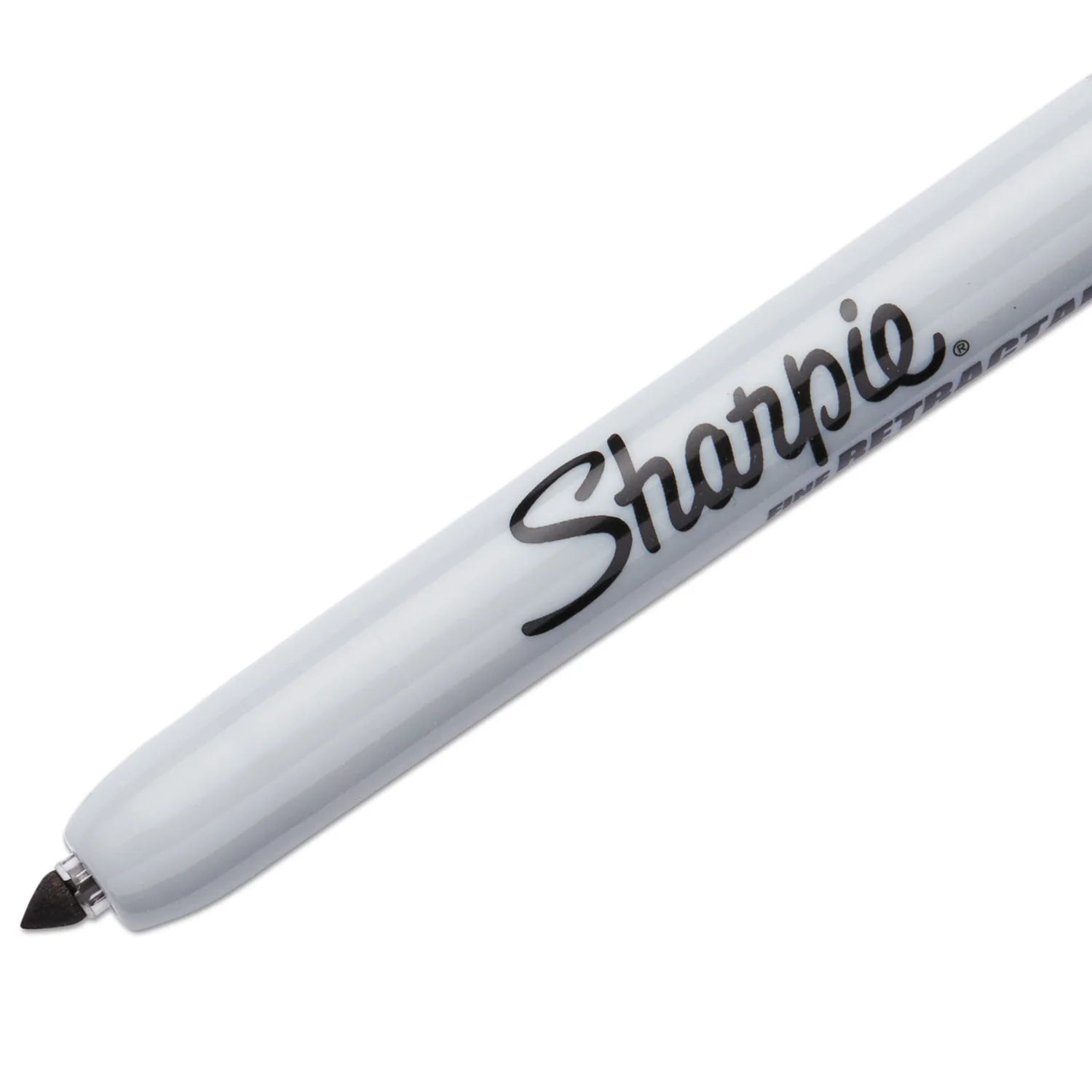 Sharpie Retractable Permanent Marker, Fine Bullet Tip, Black - Image 5