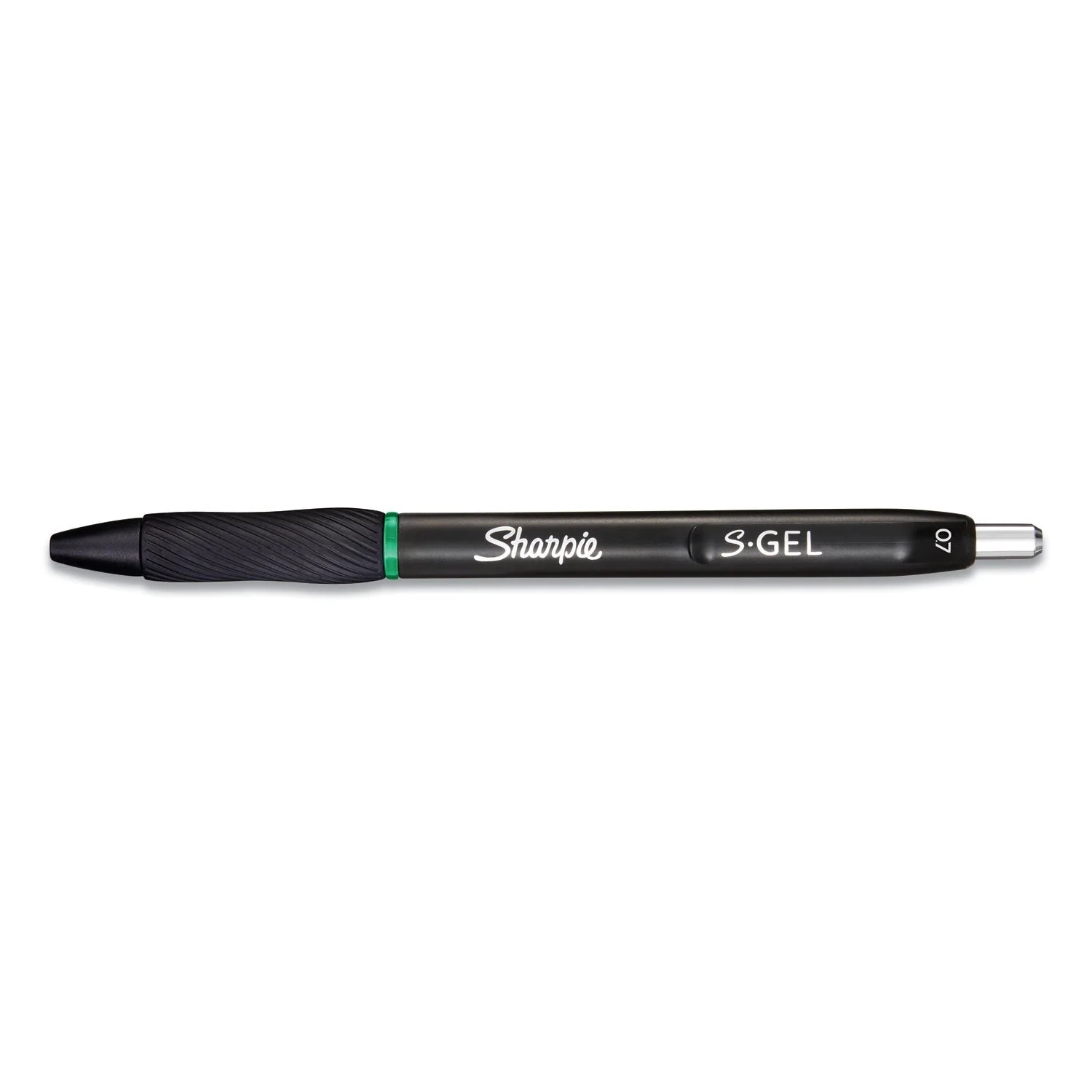Sharpie S-Gel High-Performance Gel Pen, Retractable, Medium 0.7 mm, Green Ink, Black Barrel, Dozen - Image 3