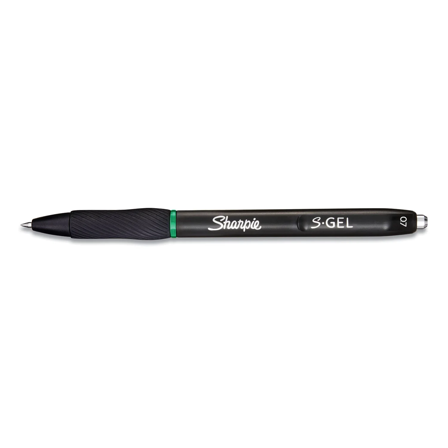 Sharpie S-Gel High-Performance Gel Pen, Retractable, Medium 0.7 mm, Green Ink, Black Barrel, Dozen - Image 4