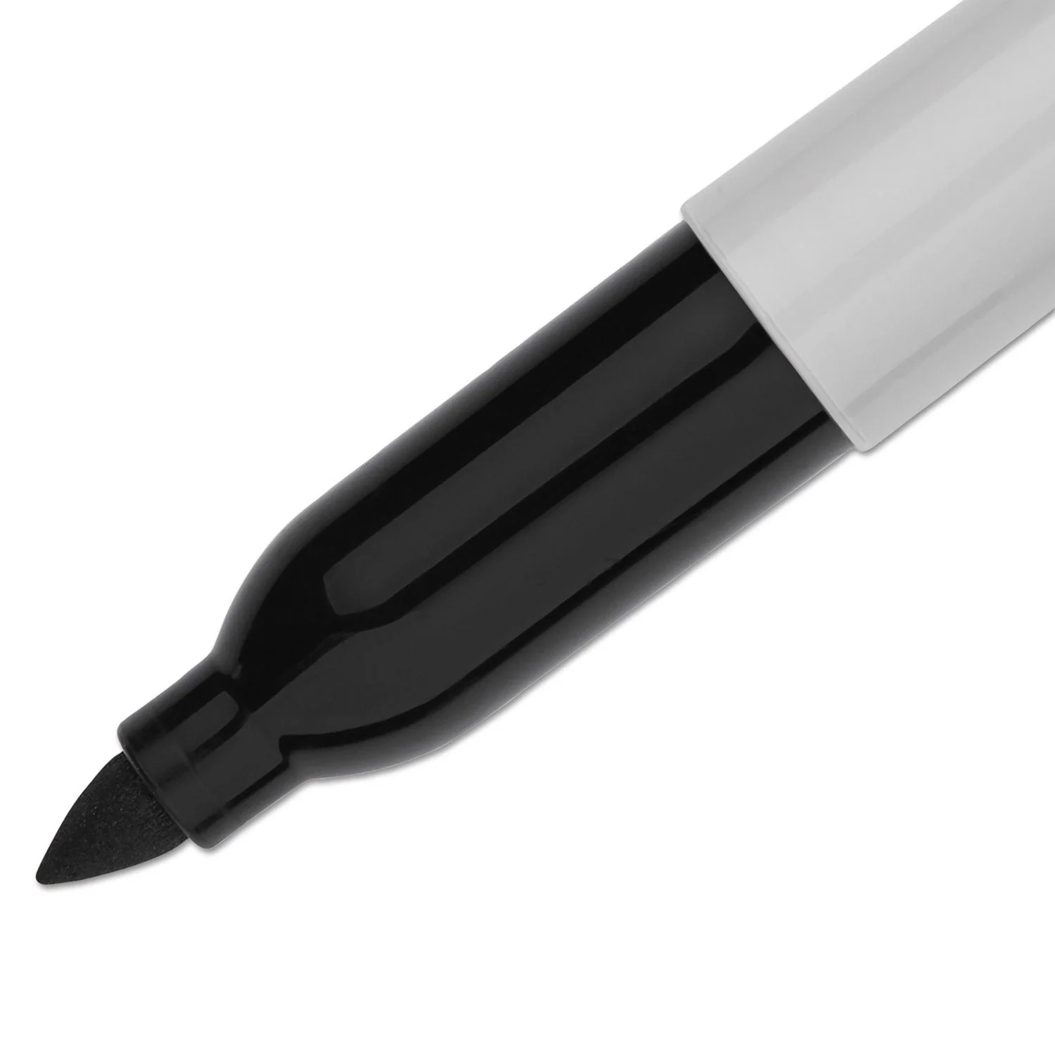 Sharpie Super Permanent Marker, Fine Bullet Tip, Black, Dozen - Image 4