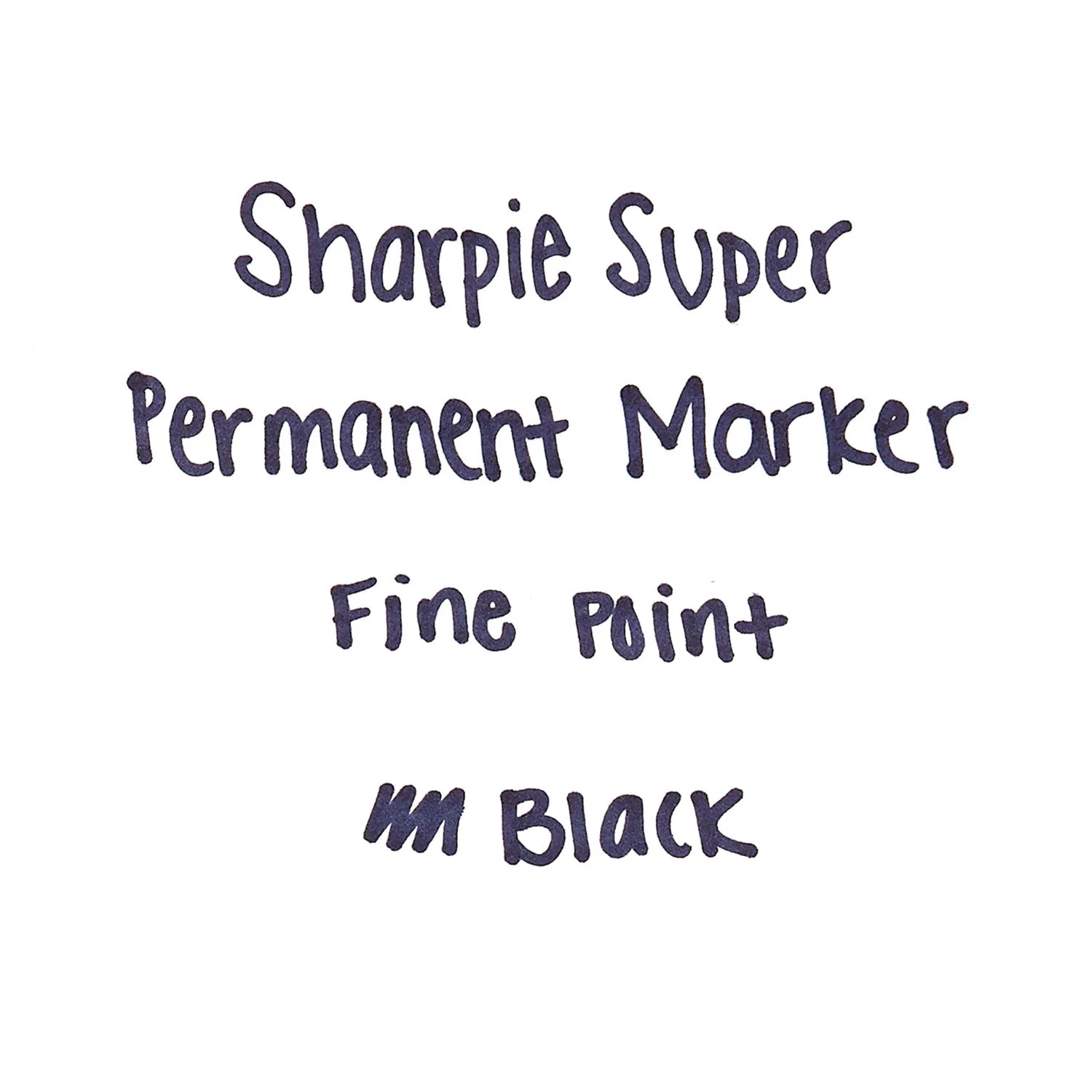 Sharpie Super Permanent Marker, Fine Bullet Tip, Black, Dozen - Image 6