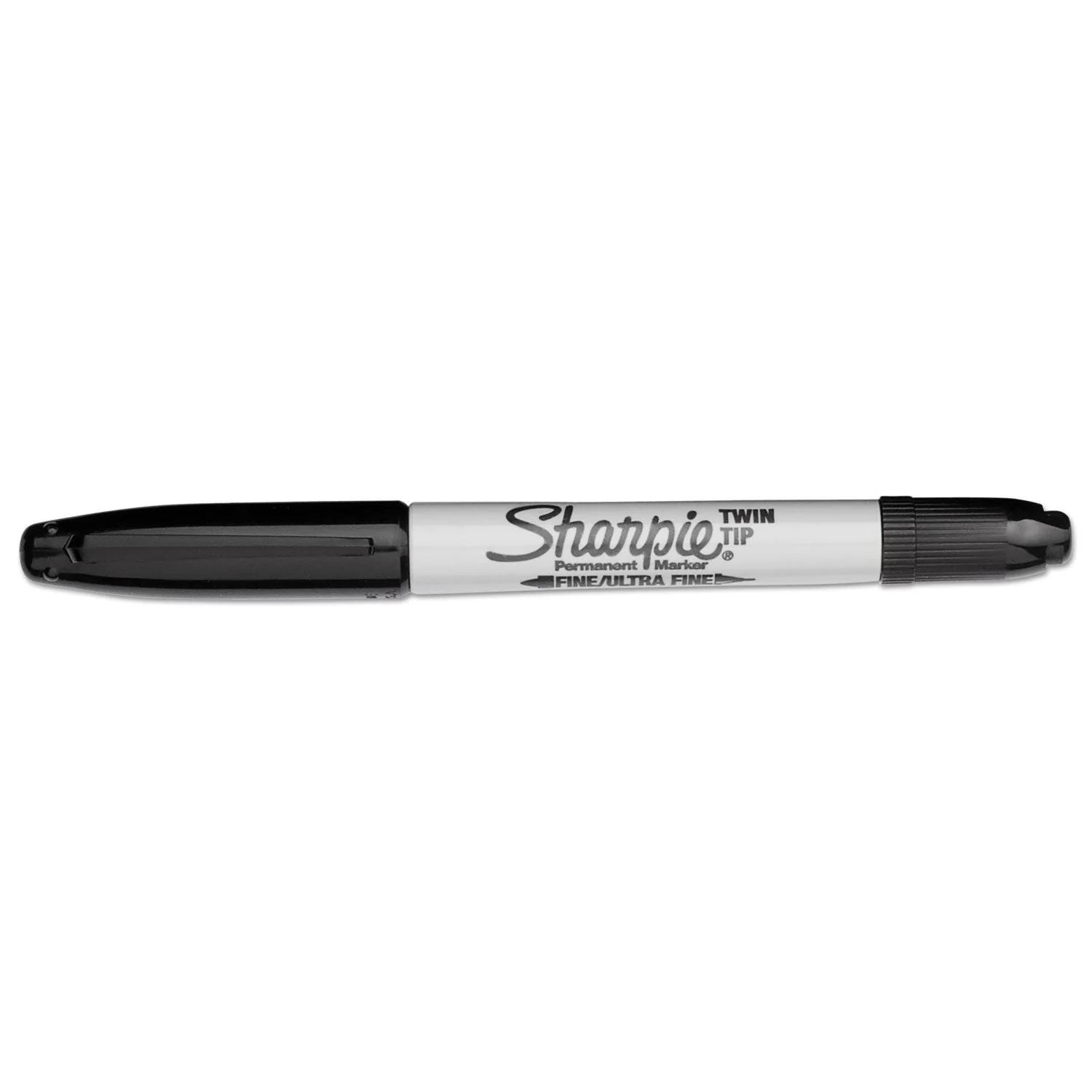 Sharpie Twin-Tip Permanent Marker, Extra-Fine/Fine Bullet Tips, Black, Dozen - Image 7