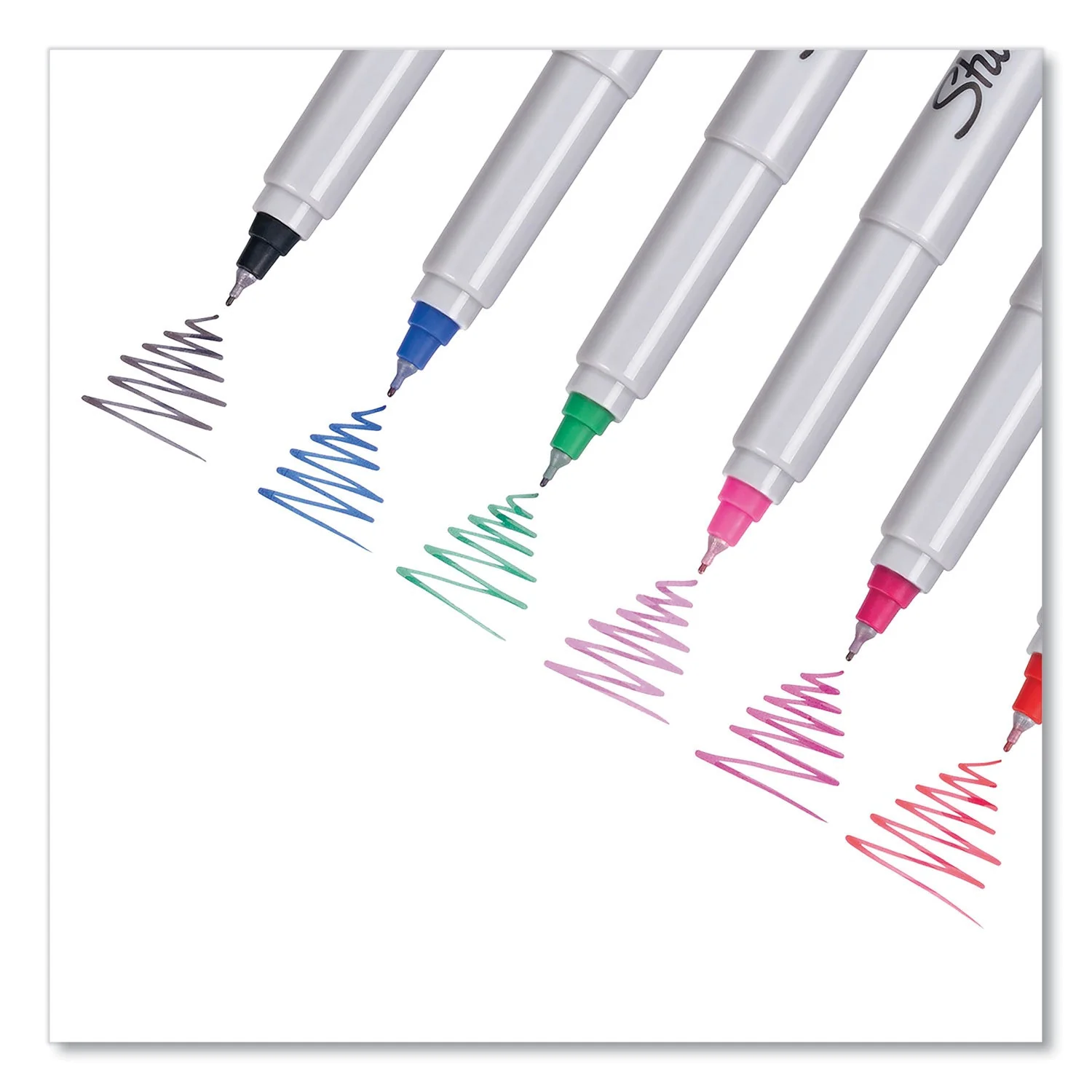 Sharpie Ultra Fine Tip Permanent Marker, Extra-Fine Needle Tip, Blue, Dozen - Image 4