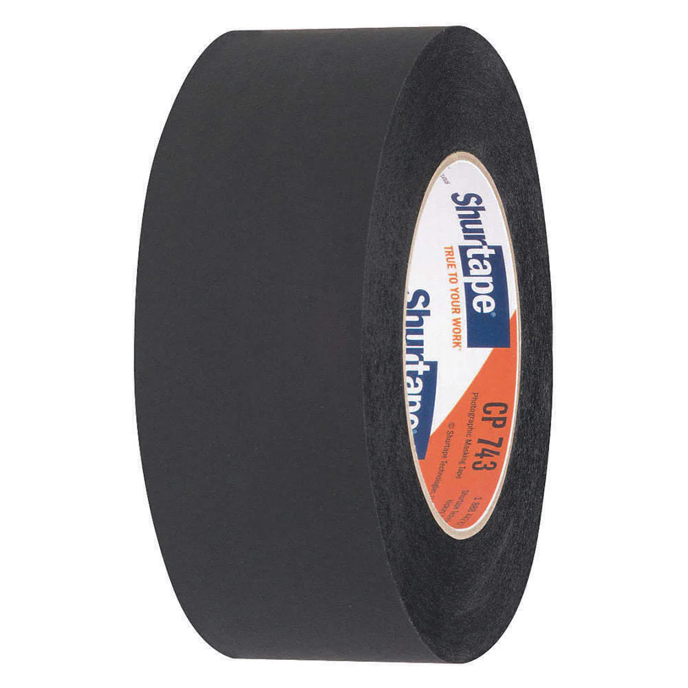 Shurtape P743 Paper Photo Tape 1" & 2" x 60/30 Yards (Black) - Image 7