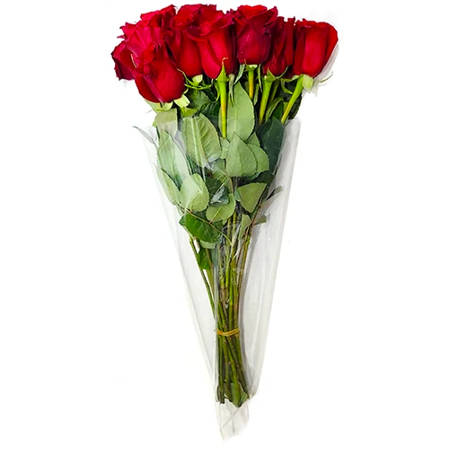 Silent Cellophane Grocery Store Bouquet Sleeve Bag - Clear - Image 3