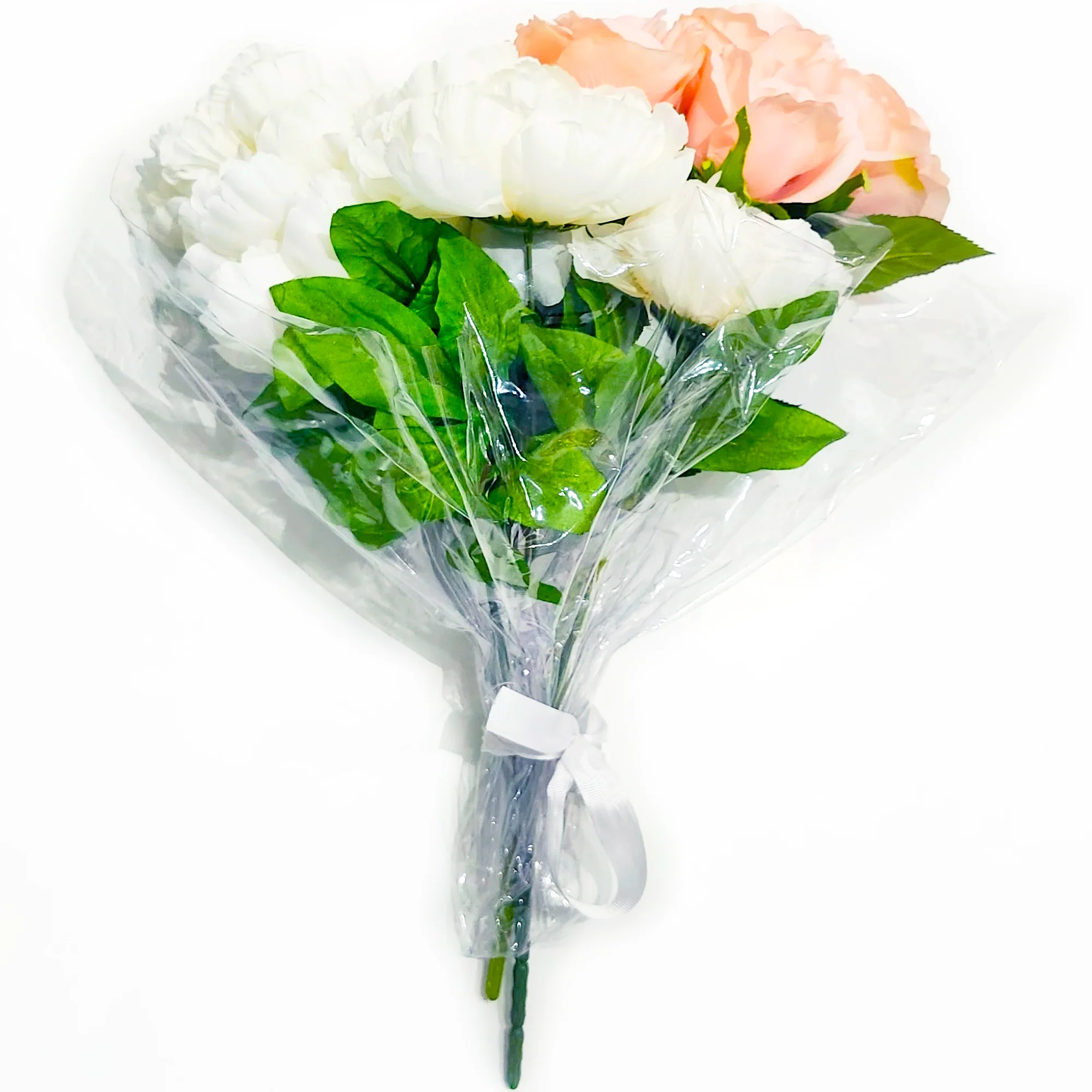 Silent Cellophane Grocery Store Bouquet Sleeve Bag - Clear - Image 4
