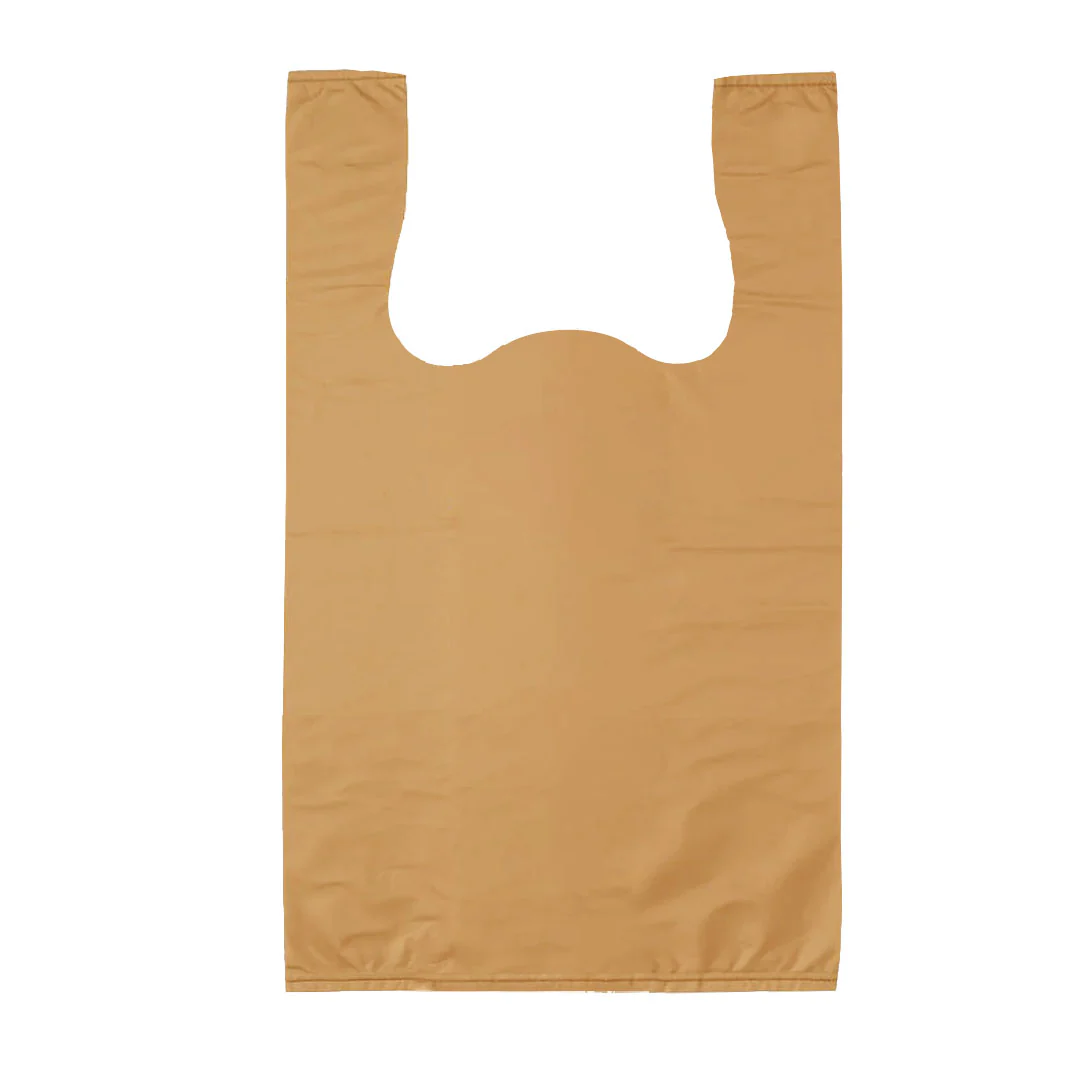 Silent Props Plastic T-Shirt Convenience Store Bag (White, Black Beige) - Image 5