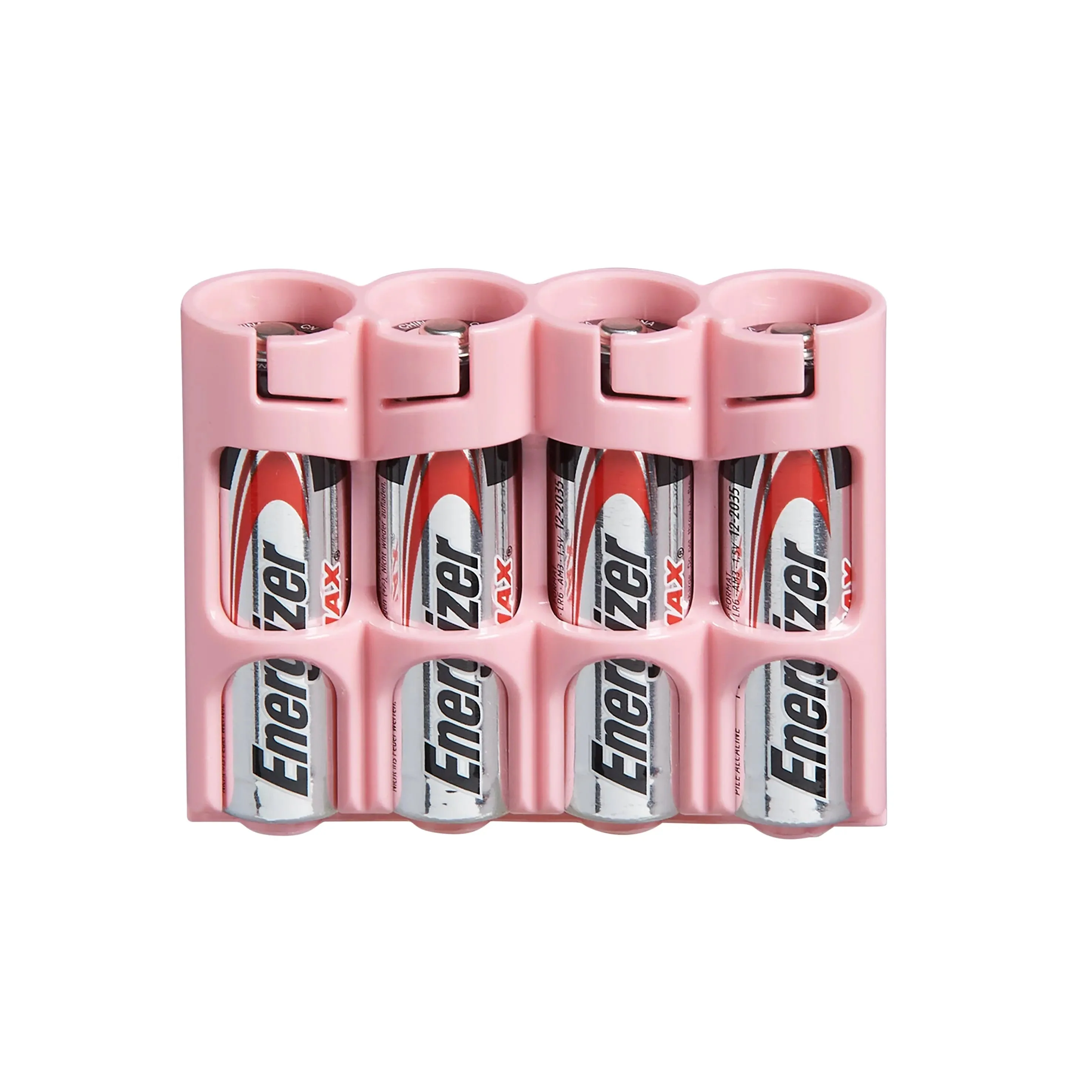 Storacell Slim Line AA - 6 Pack Battery Caddy (Pink) - Image 3