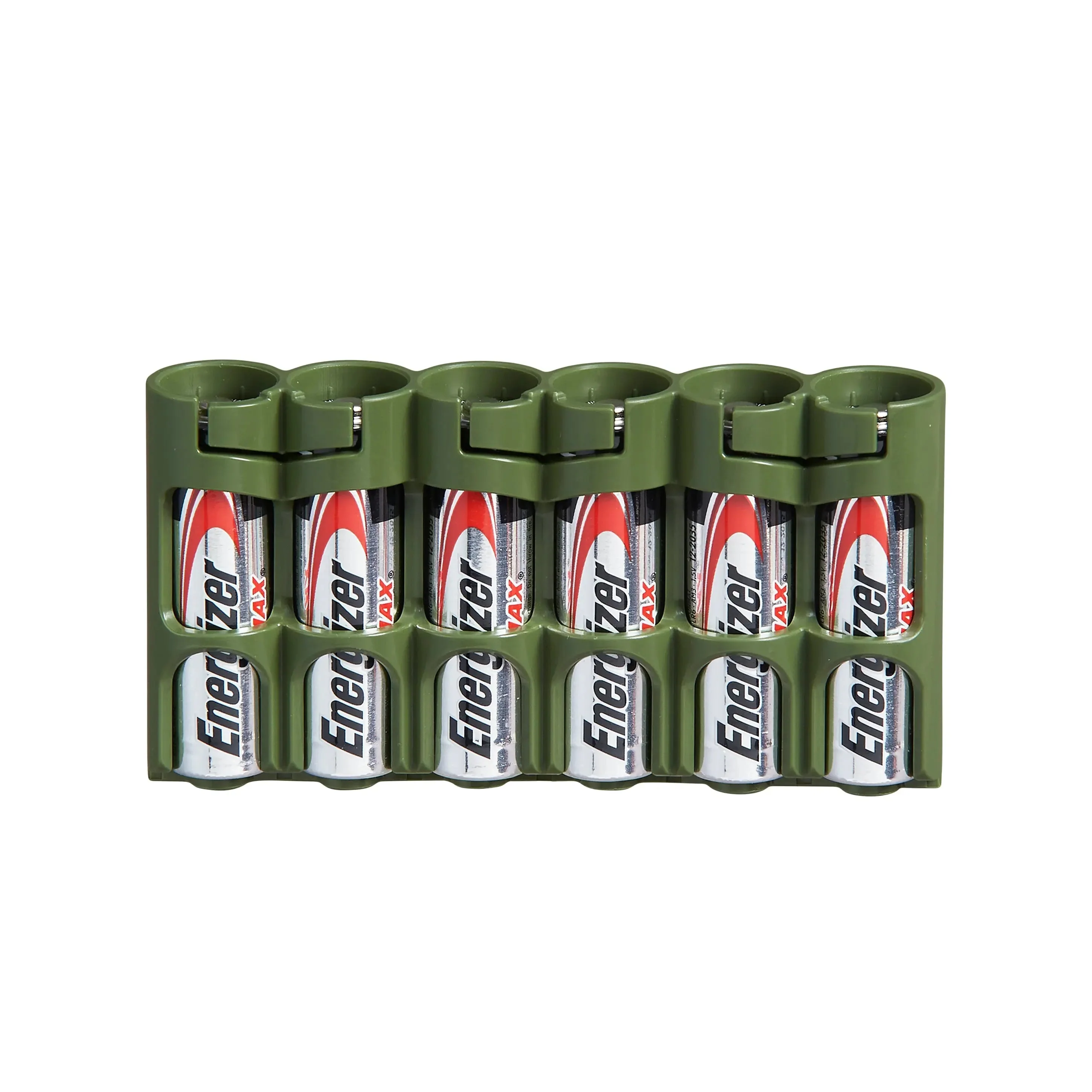 Storacell Slim Line AA - 6 Pack Battery Caddy (Military Green) - Image 3