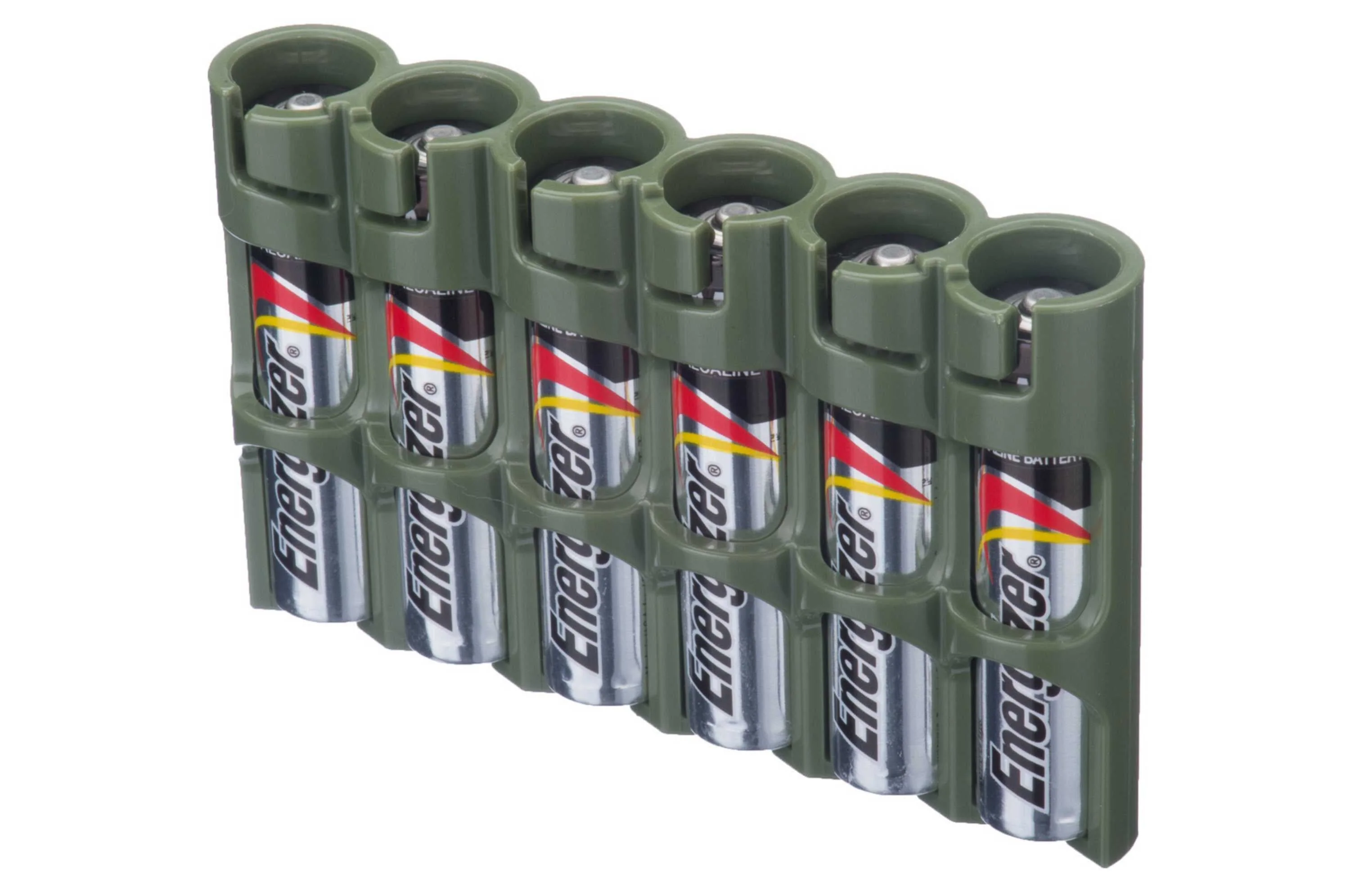Storacell Slim Line AAA - 6 Pack Battery Caddy (Military Green) - Image 2