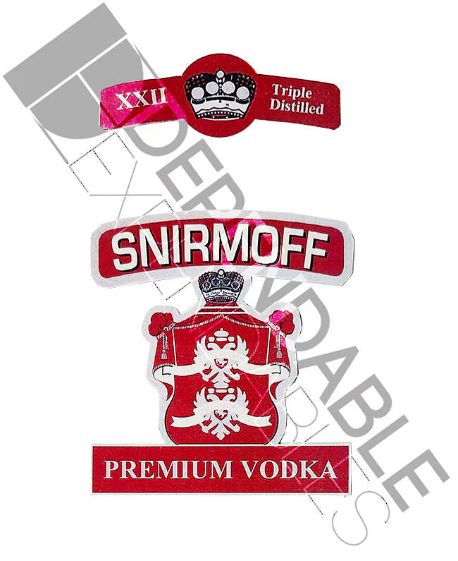 SMASHProps Single Self Adhesive Bottle Label - License and Royalty Free for Film Use - Image 5