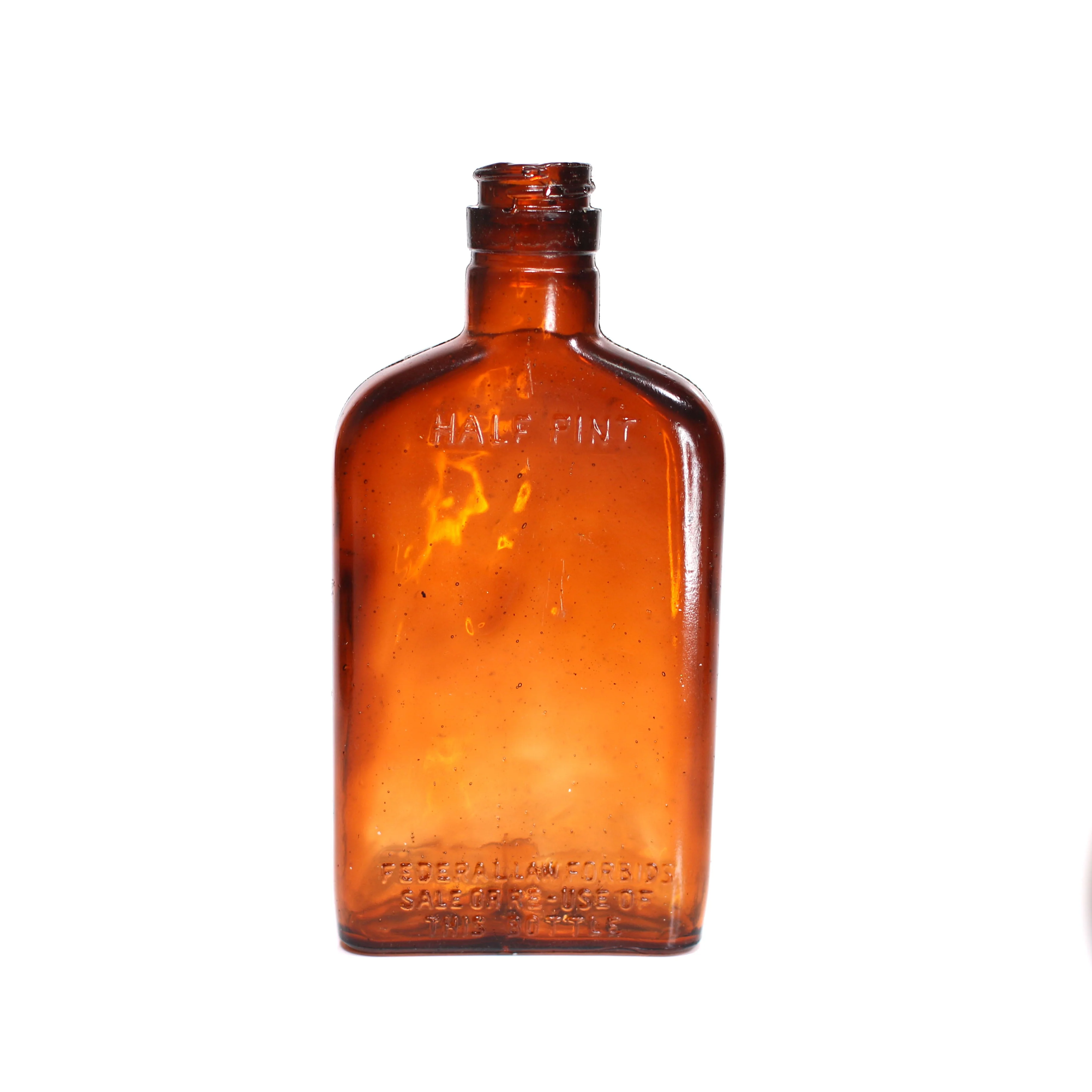 SMASHProps Breakaway Half Pint Flask Bottle Prop (Clear, Amber, Green, Opaque Brown) - Image 5