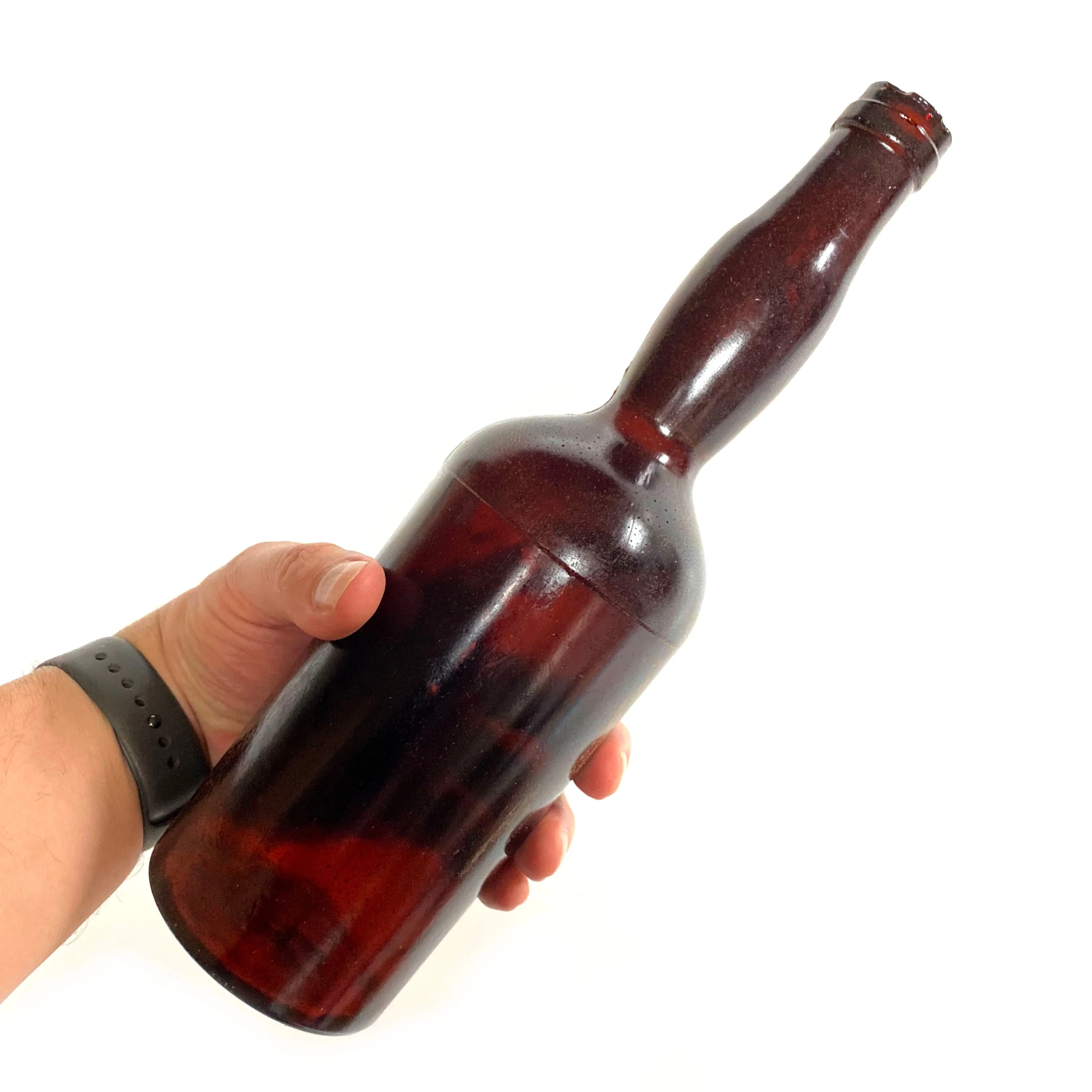 SMASHProps Breakaway Large Antique Whiskey Bottle Stunt Prop (Amber, Clear) - Image 6