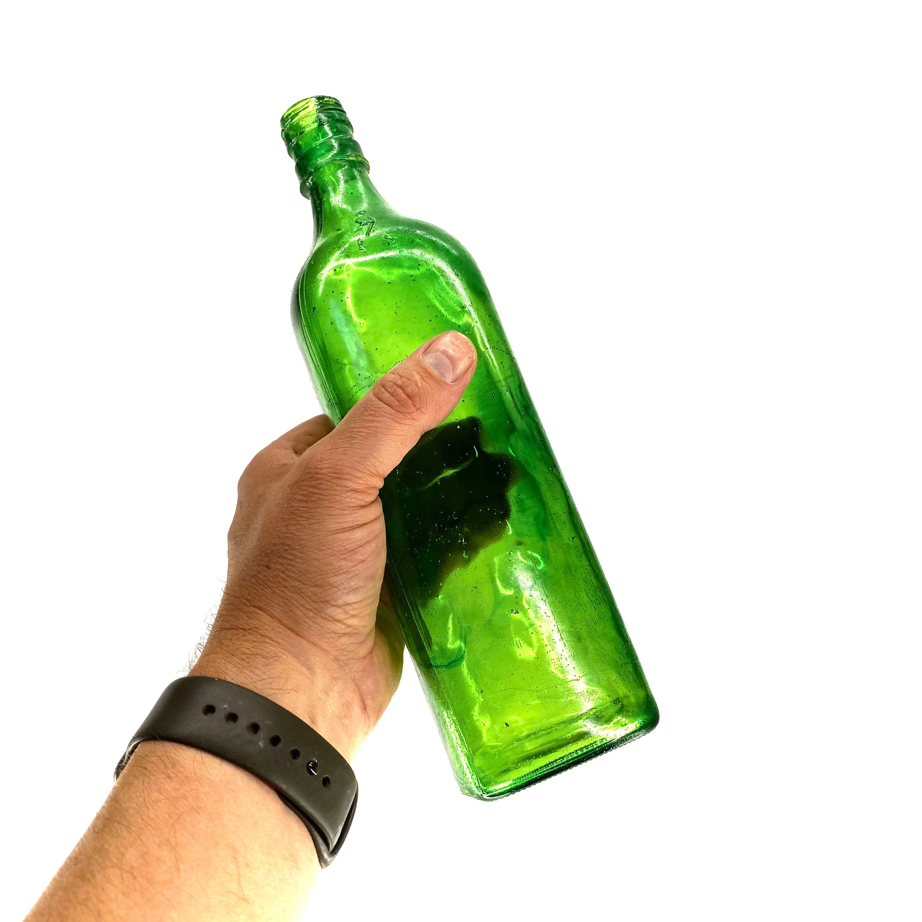 Breakaway Vintage Scotch Whiskey Bottle Prop (Amber, Green Clear, Blue) - Image 12
