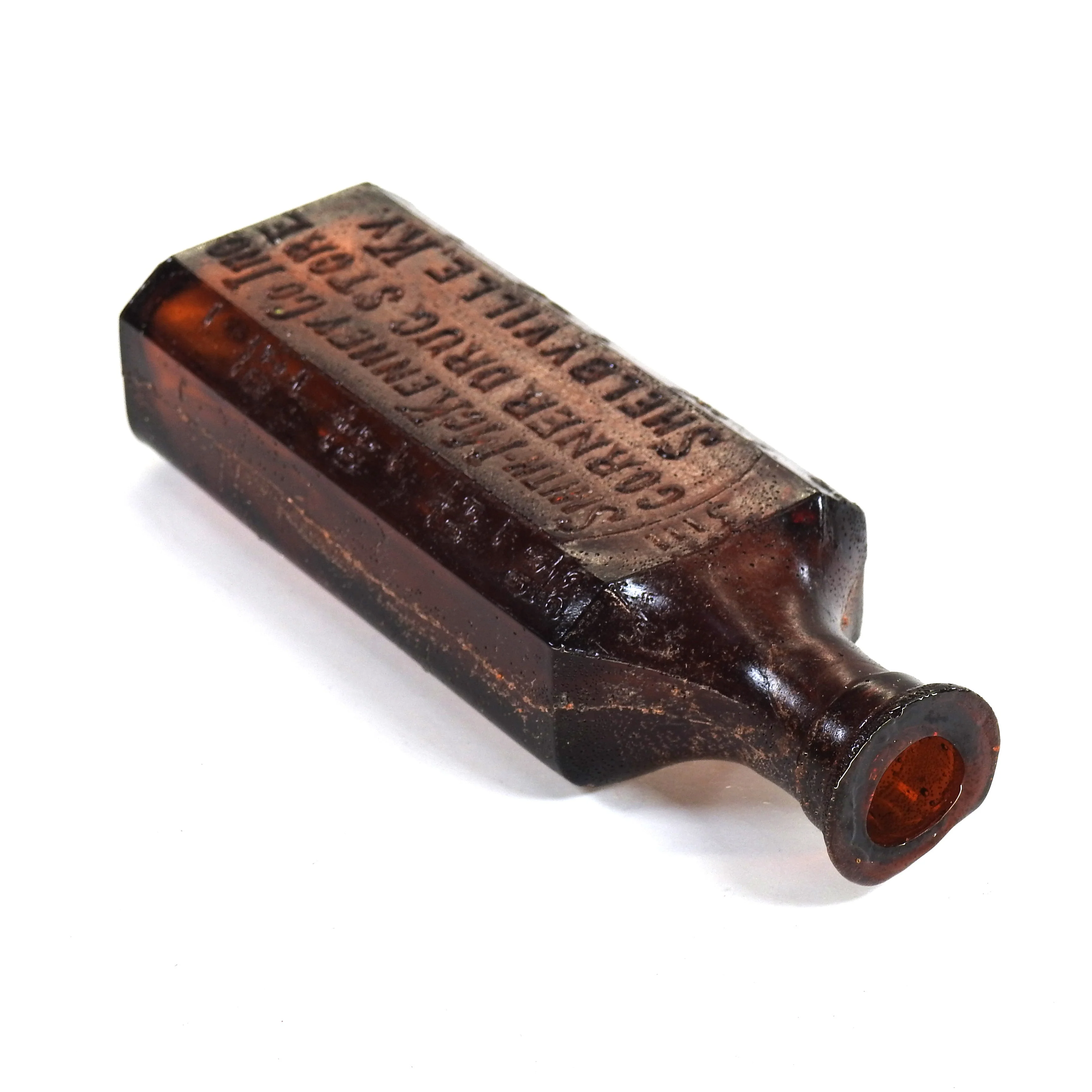 SMASHprops Vintage Breakaway Small Poison Bottle Prop (Amber, Clear Green) - Image 3