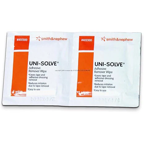 Smith & Nephew 402300 Uni-Solve Adhesive Remover Box of 50 Wipes - Image 2