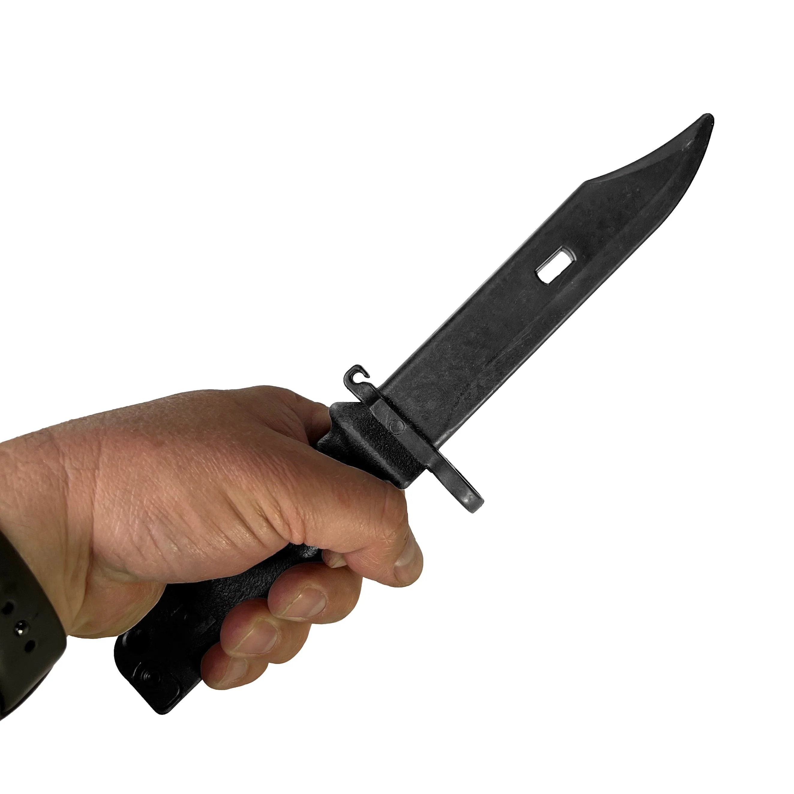 Smith & Wesson Style Bayonet Poly Training Knife with 6 Inch Turkish Clip Point Blade Prop - Image 3