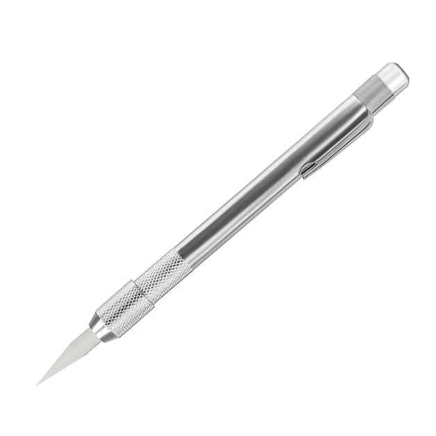 Soapstone Round Aluminum Marker Holder (Silver, Red, Blue) - Image 2