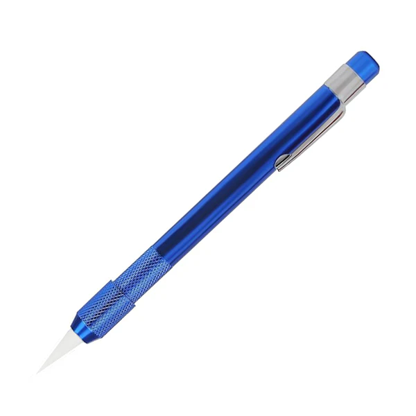 Soapstone Round Aluminum Marker Holder (Silver, Red, Blue) - Image 4