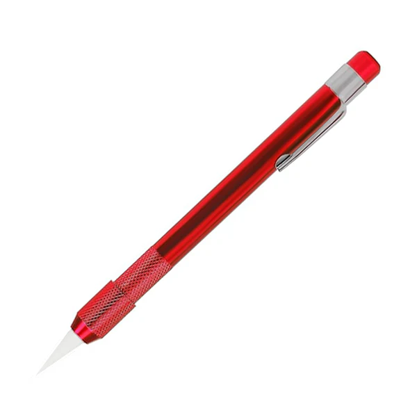 Soapstone Round Aluminum Marker Holder (Silver, Red, Blue) - Image 5
