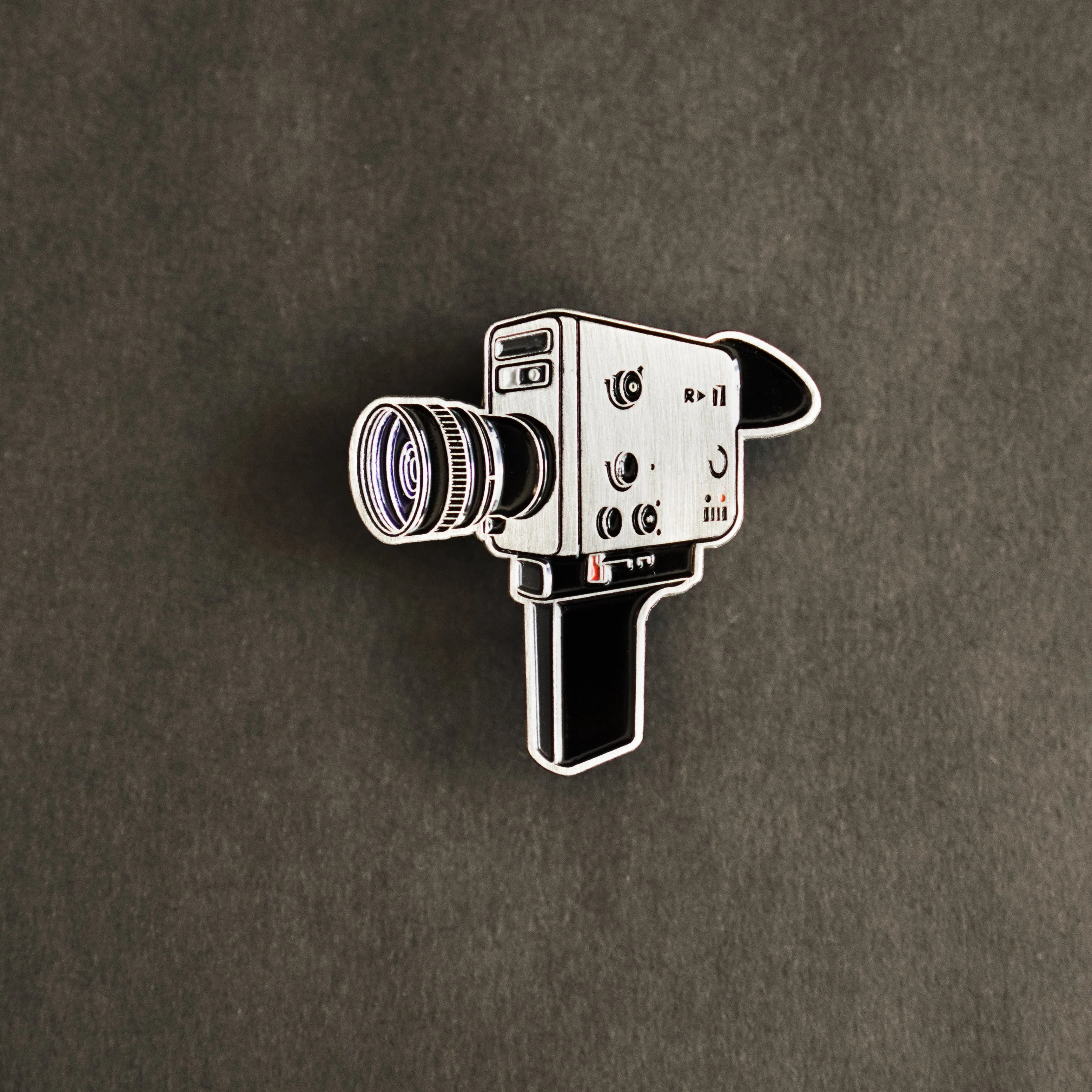 Super 8 Camera Enamel Pin - Image 2