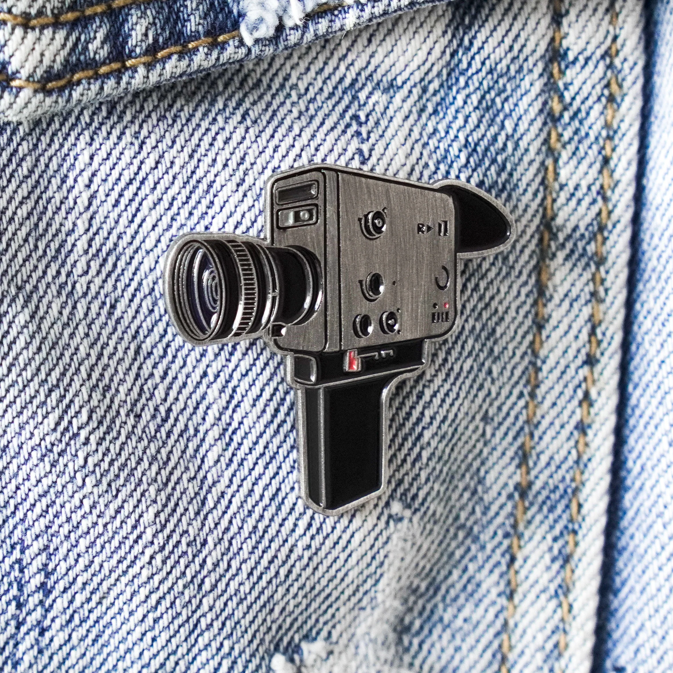Super 8 Camera Enamel Pin - Image 4