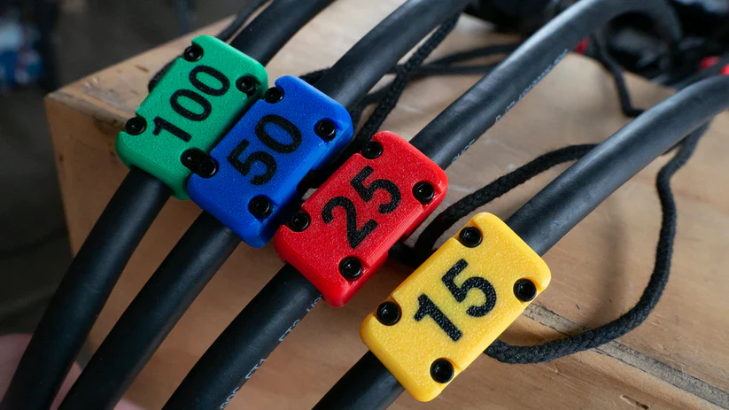 The Grip Lab Color Stinger Cable Cord Labels Sash Tie Holders - Image 3
