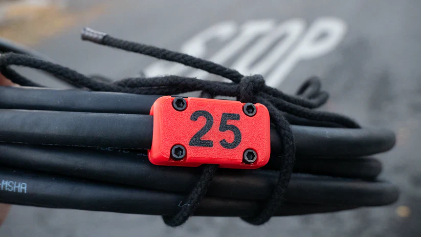 The Grip Lab Color Stinger Cable Cord Labels Sash Tie Holders - Image 4