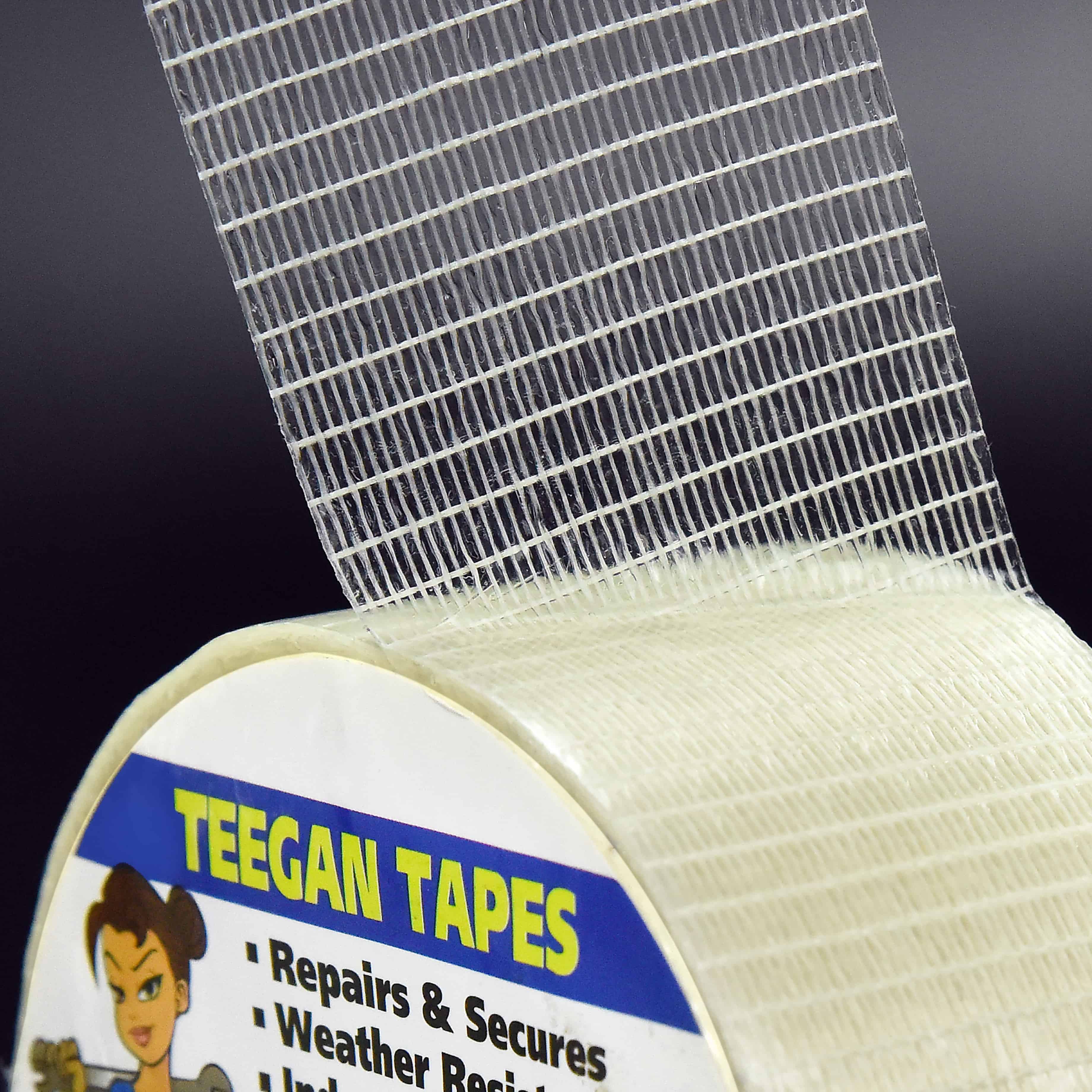 Teegan Tapes 2" Transparent Duct Tape 2 Inch x 30 Yards (Clear) - Image 2