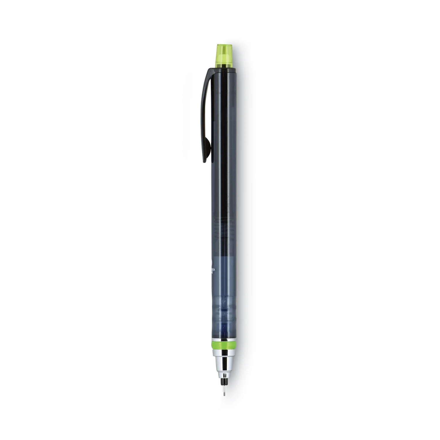 uniball KuruToga Mechanical Pencil, 0.7 mm, HB (#2), Black Lead, Black/Green Barrel - Image 4