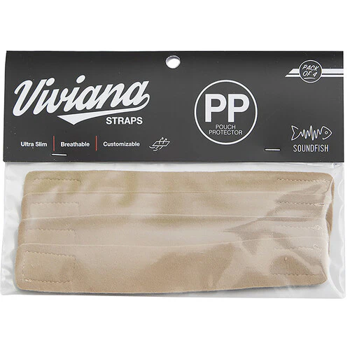 Viviana Straps Pouch Protectors - 4 Pack (Beige, Black, White, Brown) - Image 5
