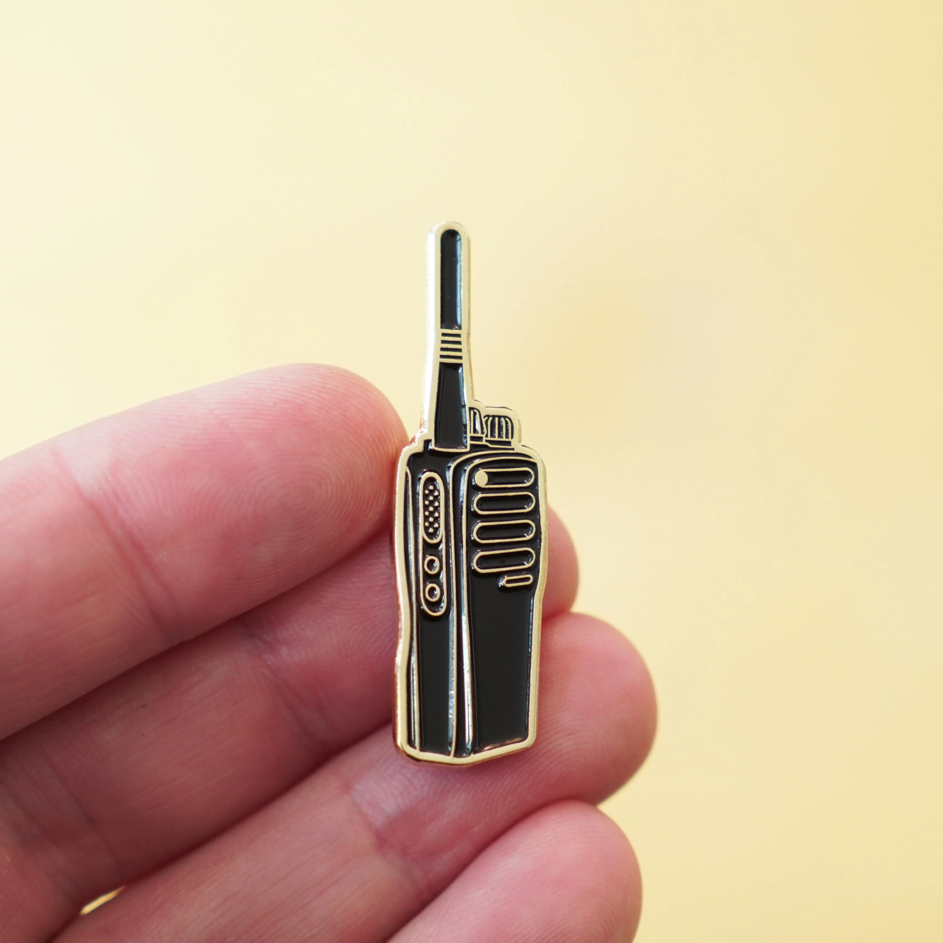 Walkie Talkie Enamel Pin - Image 4