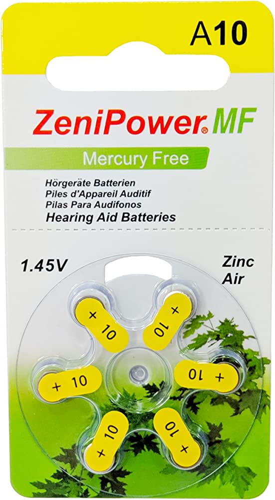ZeniPower Hearing Aid Batteries - 6 Pack - Image 2